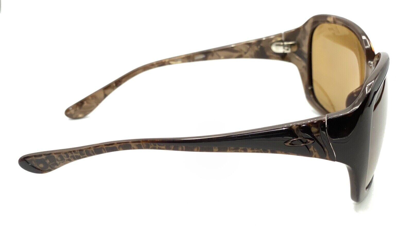 Oakley Unfaithful OO2029-05 Brown Oversized Wrap Sunglasses 