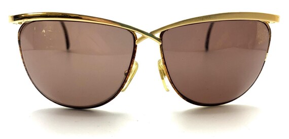Laura Biagotti Vintage T103/N/S Gold Oversized Sunglasses  display picture 1