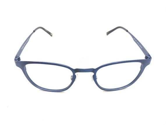 Kliik 545 221 Matte Blue Square Eyeglasses Frames… - image 2