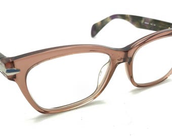 Rag & Bone RNB3004 YH0 Rosa Lila Quadrat Brillenfassungen 140 Designer Damen