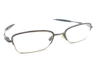 Oakley Sculpt 2.0 Pewter Half Rim Eyeglasses Frames 50-18 142 Designer Men Women