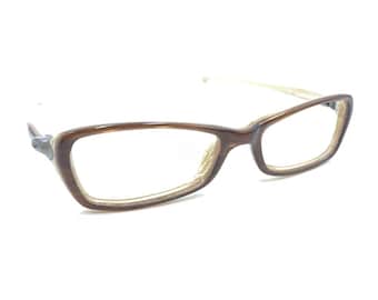 Oakley Soft Top 6.0 Cappuccino Brown Beige Eyeglasses Frames 49-15 134 Designer