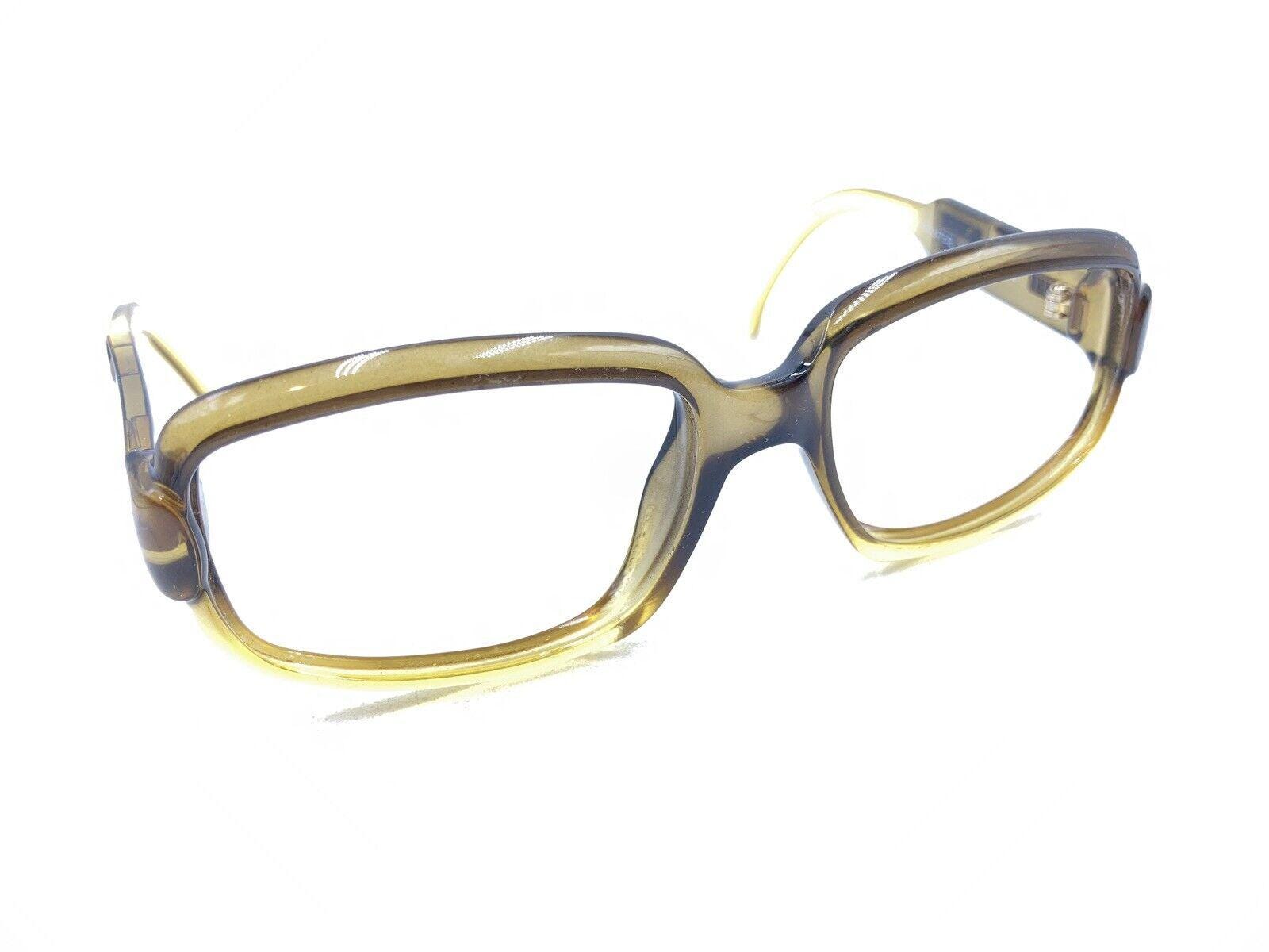 Gucci GG 2475/S T7V Translucent Brown Yellow Sunglasses Frames 56