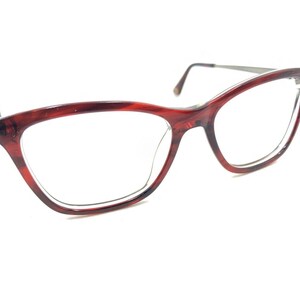 Intrigue H84 517 Womens Eyeglasses Frames Red Tortoise Rectangle 52-16-135 Japan Dolce & Gabbana Eyeglasses Frames DG 3175 2765 Blue Orange  main image 3