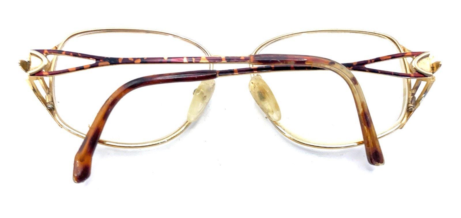 Christian Dior Vintage Eyeglasses Gold Frame 2799 41 57-14 Tortoise H5757 Christian_Dior_CD_2057_41A_Pho  main image 4