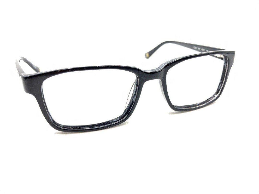 Marchon NYC Downtown Vesey 001 Black Eyeglasses Frames 53-17  display picture 2
