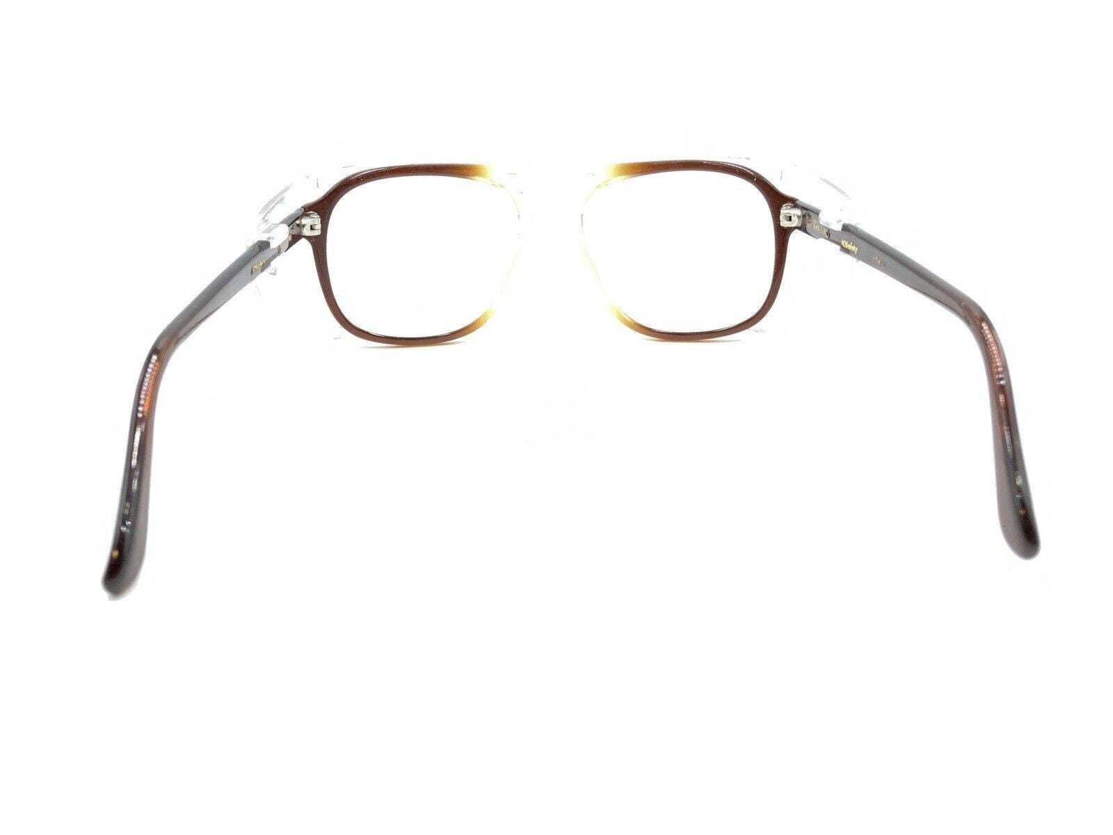 Vintage AO Eyeglasses Frame American Optical Safety Dark Brown Glasses Wrap Styl American Optical AO Safety Vintage Brown Eyeglasses Frames  main image 2