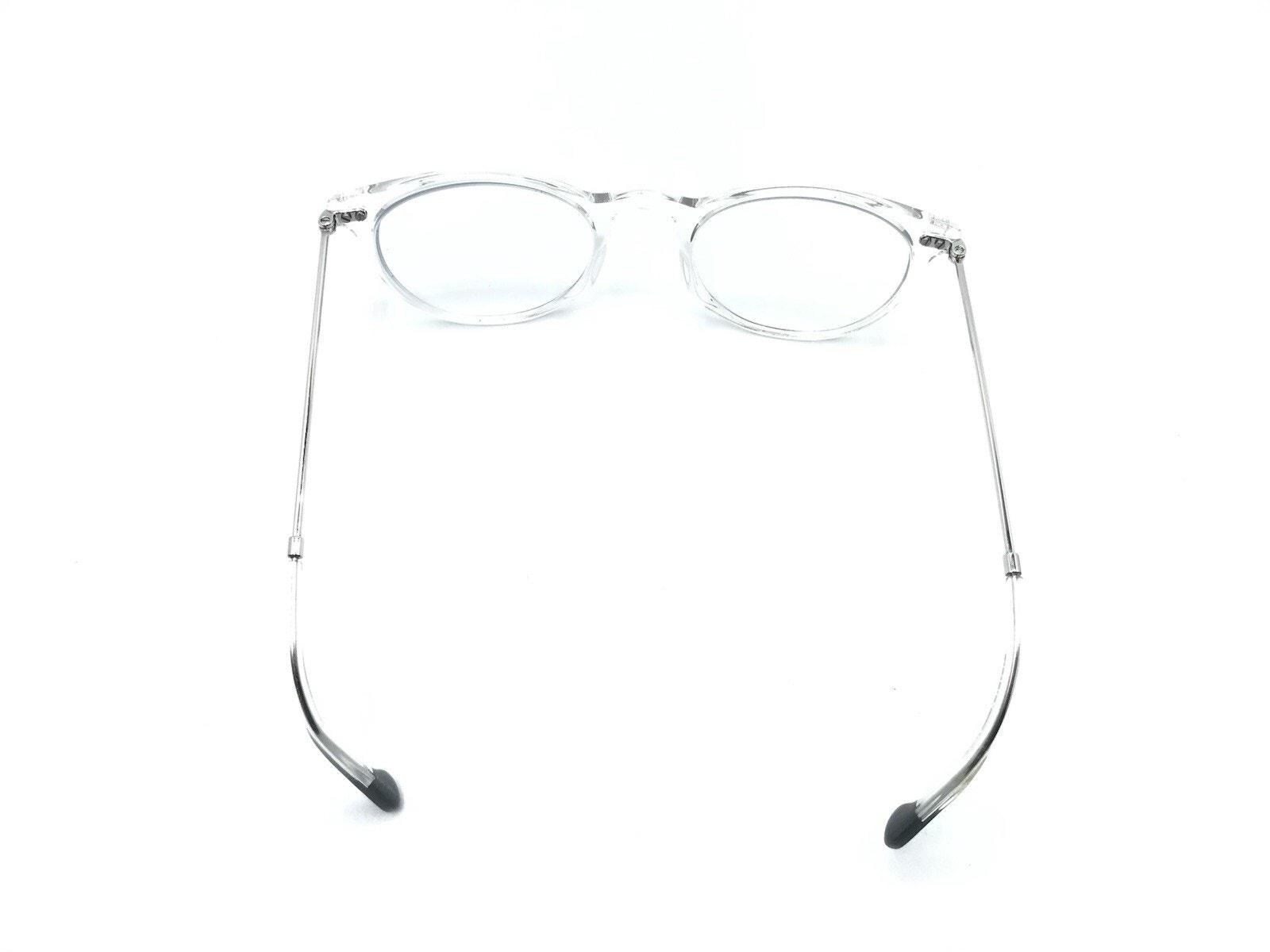 New SEAN JOHN SJO 5130E 971 Clear Crystal & Silver Eyeglasses 52/22/150 Sean John SJO5130 971 HM Clear Silver Black Round Eyeglasses  main image 3
