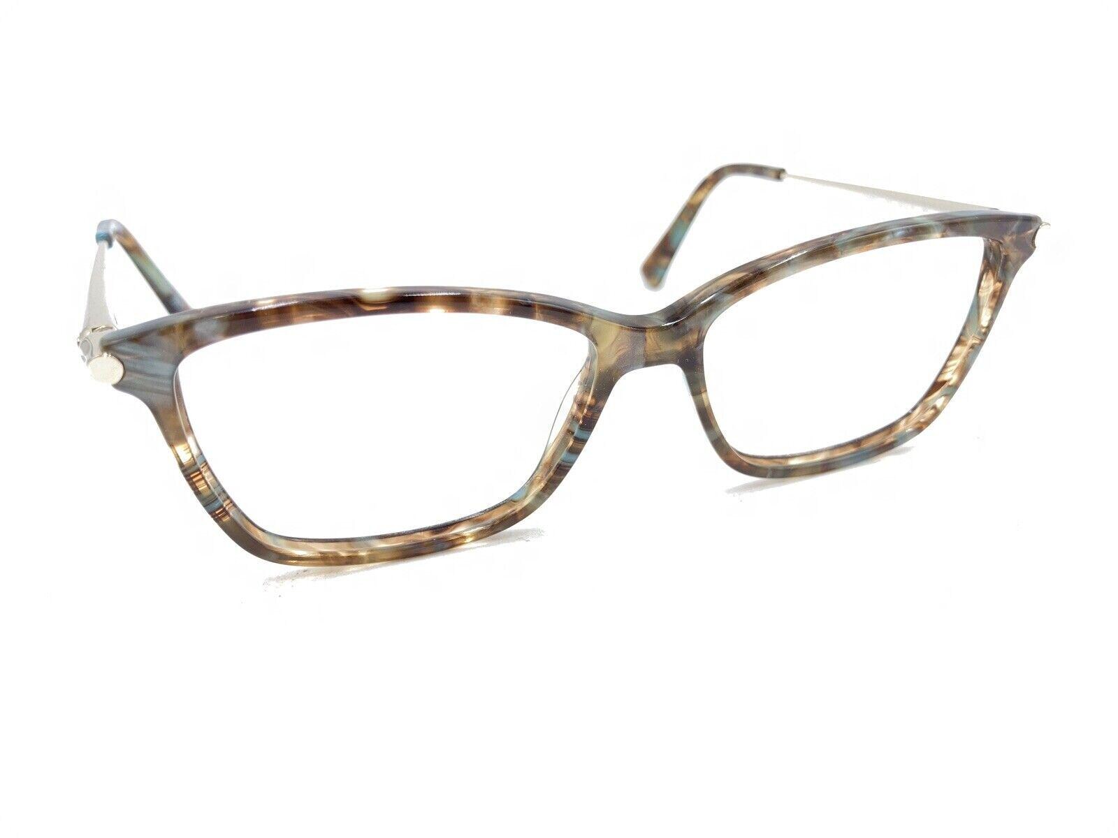 Longchamp LO2621 251 Tortoise Brown Blue Gold Eyeglasses  display picture 1