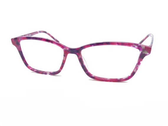 Modo 6602 PNKMB Pink Marble Rectangle Eyeglasses … - image 8