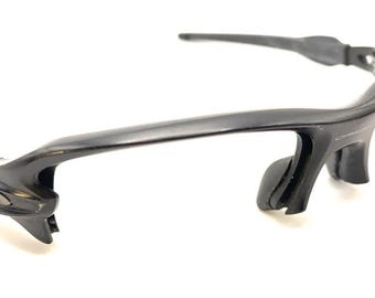 Oakley Flak XS OJ9005-0859 Mattschwarze Halbrand-Sonnenbrillenrahmen 59-16 123