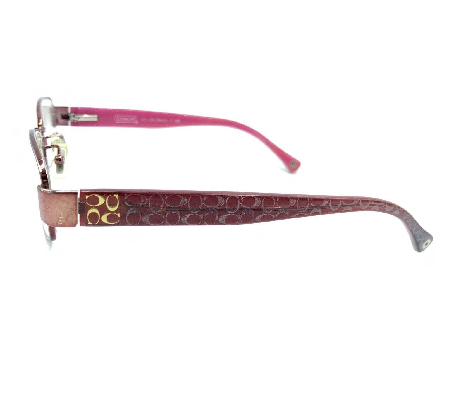Coach Hc 5001 9022 Burgundy Authentic Eyeglasses 52-16-135 Coach 5001 9022 Eyeglasses Women main image 3