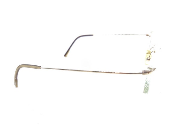 Calvin Klein 536 41 Gold Rimless Eyeglasses Frame… - image 4