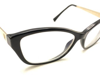 HELIUM PARIS 4193 BLK Black Stripe Womens Eyeglasses Frames  display picture 2
