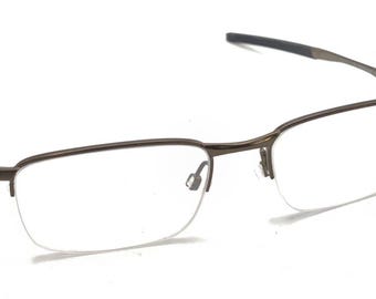 Oakley BarrelHouse 0.5 OX3174-0253 Pewter Brown Eyeglasses Frames 53-18 139