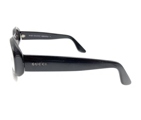 Gucci GG 2419/S 9HH Black Gray Oval Sunglasses Fr… - image 7