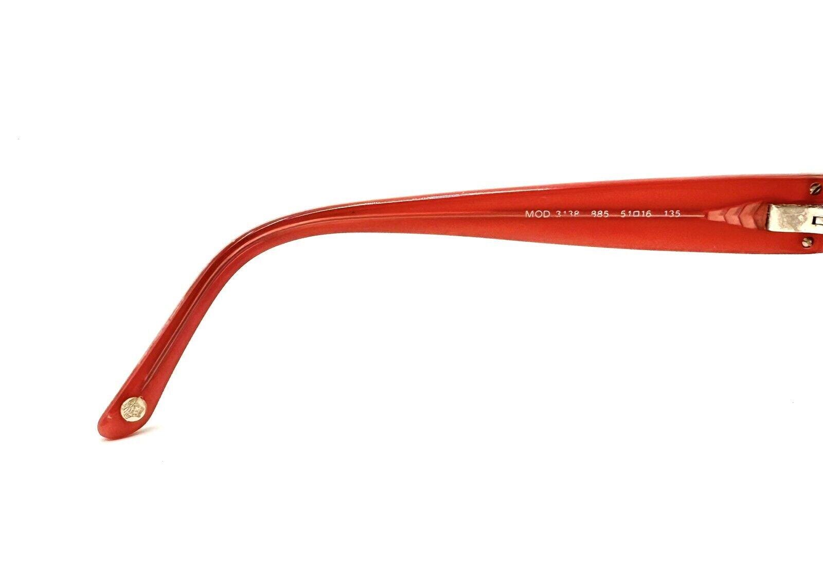 Versace Eyeglasses Frame Mod.3138 885 Purple/Red Mens Women 51[]16 135 Versace 3138 Col 884 Brown 51.16 - 135 Prescription Glasses  main image 4