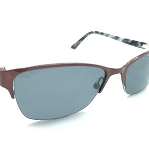 Kay Unger K180 Bronze Brown Half Rim Eyeglasses Frames 53-17 135 Women Designer