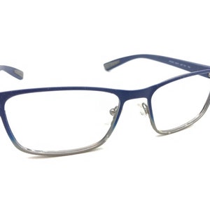 Prada VPS 50G U6T-1O1 Blue Gray Red Eyeglasses Frames 55-17 140 Italy Men Women