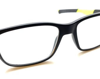 Oakley Field Day OY8007-0150 Satin Black Yellow Eyeglasses Frame 50-15 128 Youth