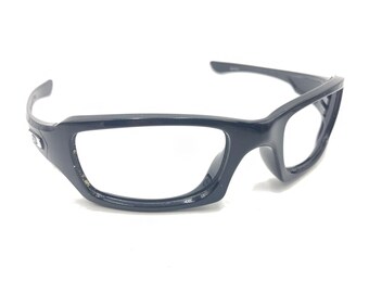 Oakley Fives Squared (4+1)2 12-967 Black Rectangle Wrap Sunglasses Frames 54-19