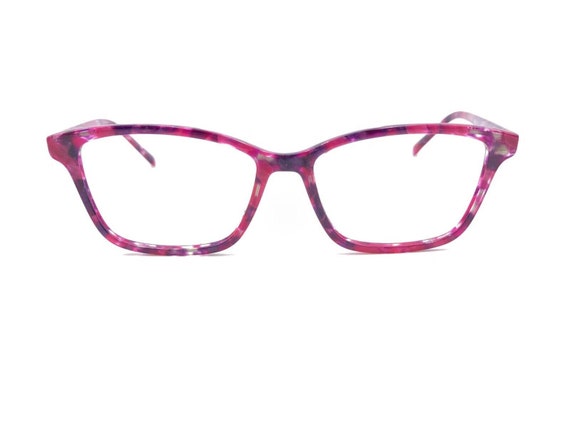 Modo 6602 PNKMB Pink Marble Rectangle Eyeglasses … - image 6