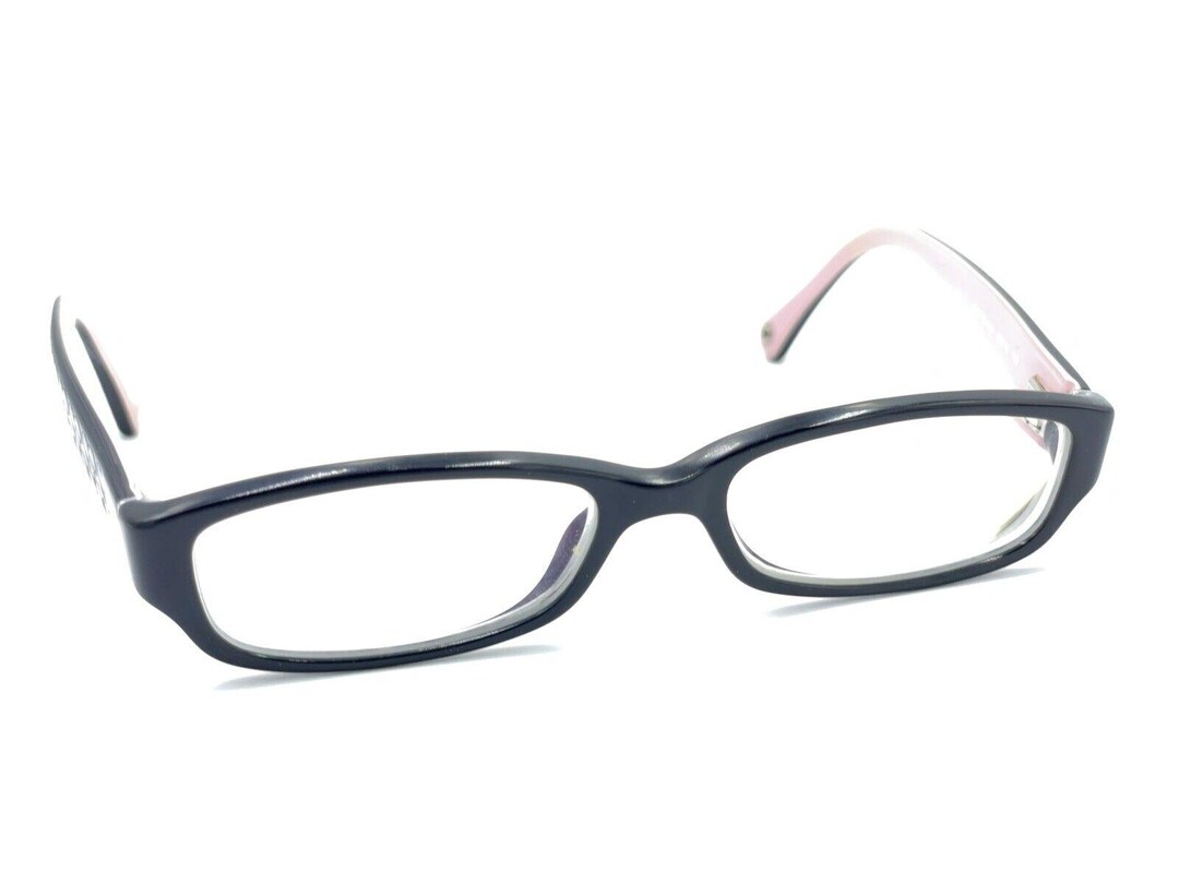 Coach HC6001 Sm Emily 5053 Black Pink Rectangle Eyeglasses 50-15 135 New Coach HC6001 Emily 5053 Black Pink Rectangle Eyeglasses  main image 4