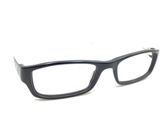 Oakley Servo OX1066-0953 Satin Black White Eyeglasses Frames 53-18 140 Designer