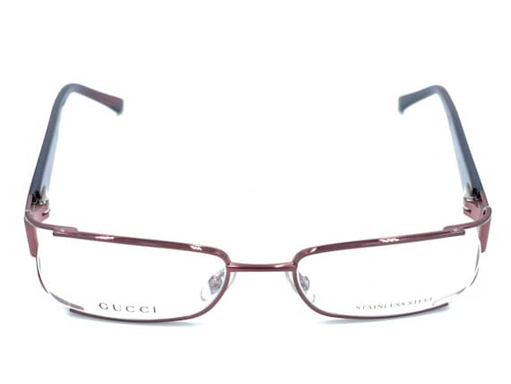 Gucci NEW GG2758 LEW Stainless Steel Maroon Eyegl… - image 2