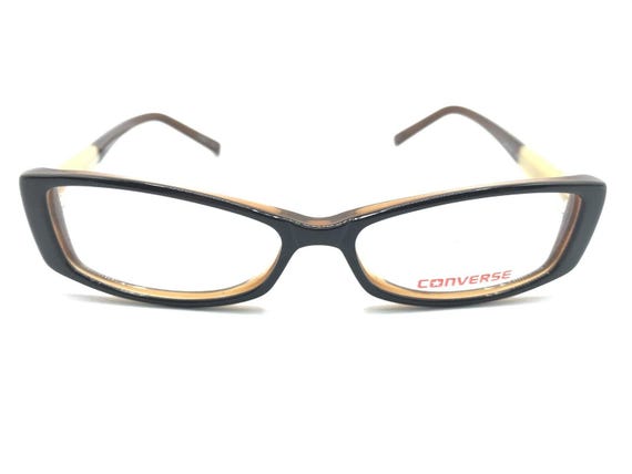 Converse NEW Brown Black Rectangle Eyeglasses Fra… - image 6