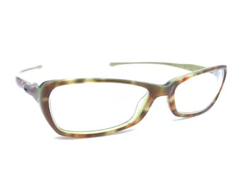 Oakley Soft Top 6.0 Green Tortoise Brown Eyeglasses Frames 49-15 134 Men Women