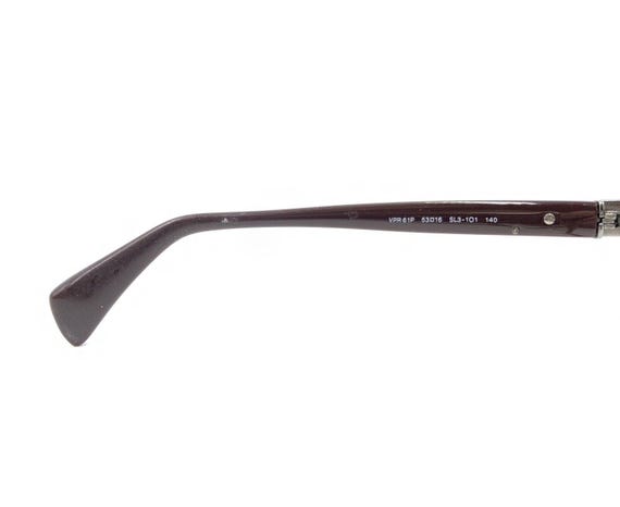 Prada VPR 61P SL3-1O1 Gunmetal Gray Brown Eyeglasses Frames  display picture 2