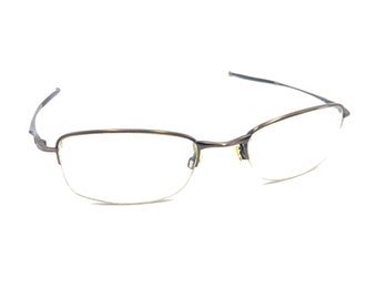 Montature per occhiali da vista Oakley Jackknife 6.0 Toast Brown Half Rim 51-20 138 Designer
