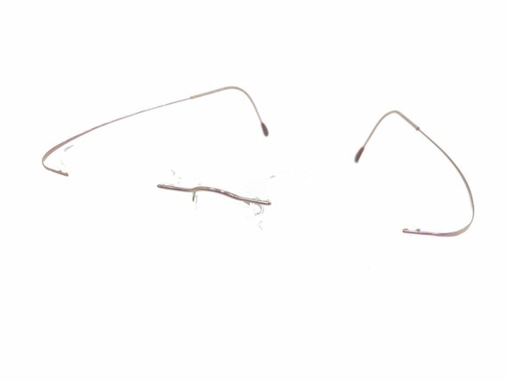 Silhouette 7395 40 6057 Titanium Pink Rimless Eye… - image 8