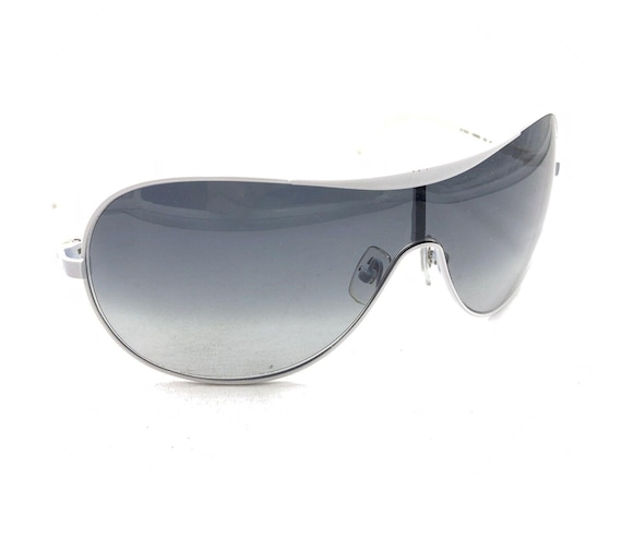 DKNY DY 5014 1059/8G White Metal Aviator Sunglasses Gray  display picture 1