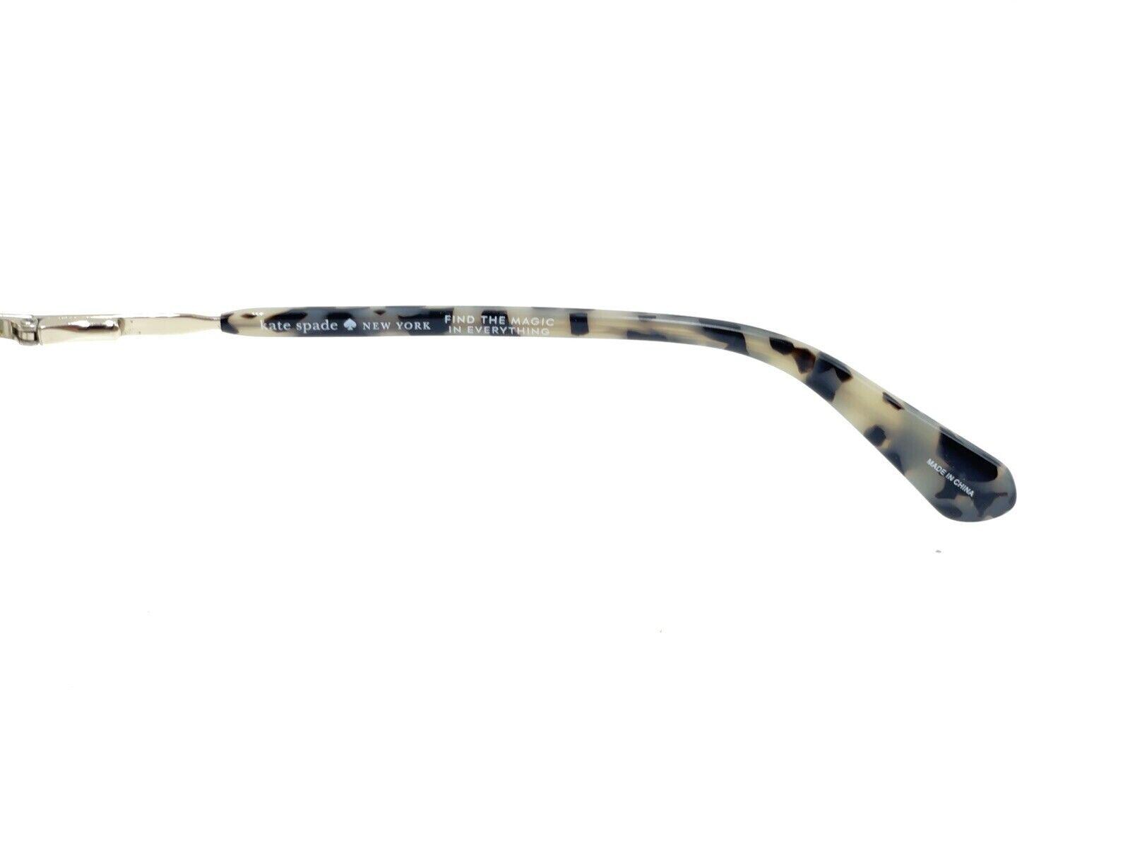 Kate Spade KS Jabria 807 Black Metal Cat-Eye Eyeglasses 51mm Kate Spade Jabria 807 140 Gold Black Metal Eyeglasses Frames  main image 4