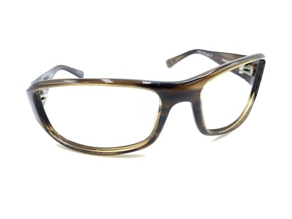 Oliver Peoples Zed CT Tortoise Brown Wrap Sunglas… - image 1