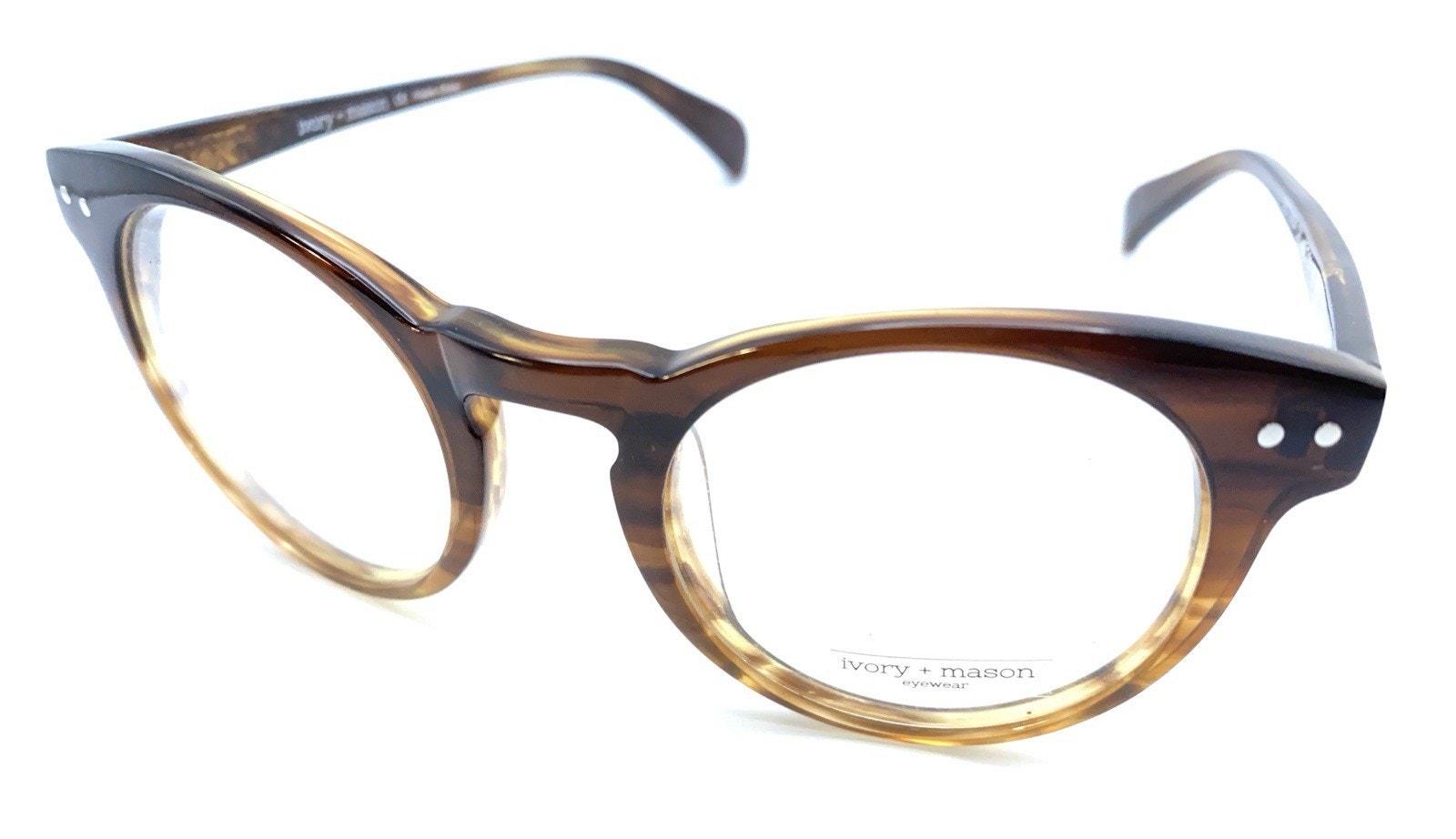 Ivory + Mason NEW DCT0004 Tortoise Brown Clear Round  display picture 1