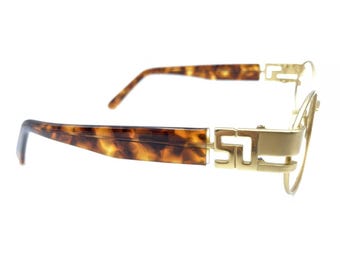 St. John Matte Gold Brown Tortoise Sunglasses Frames 51-20  display picture 1