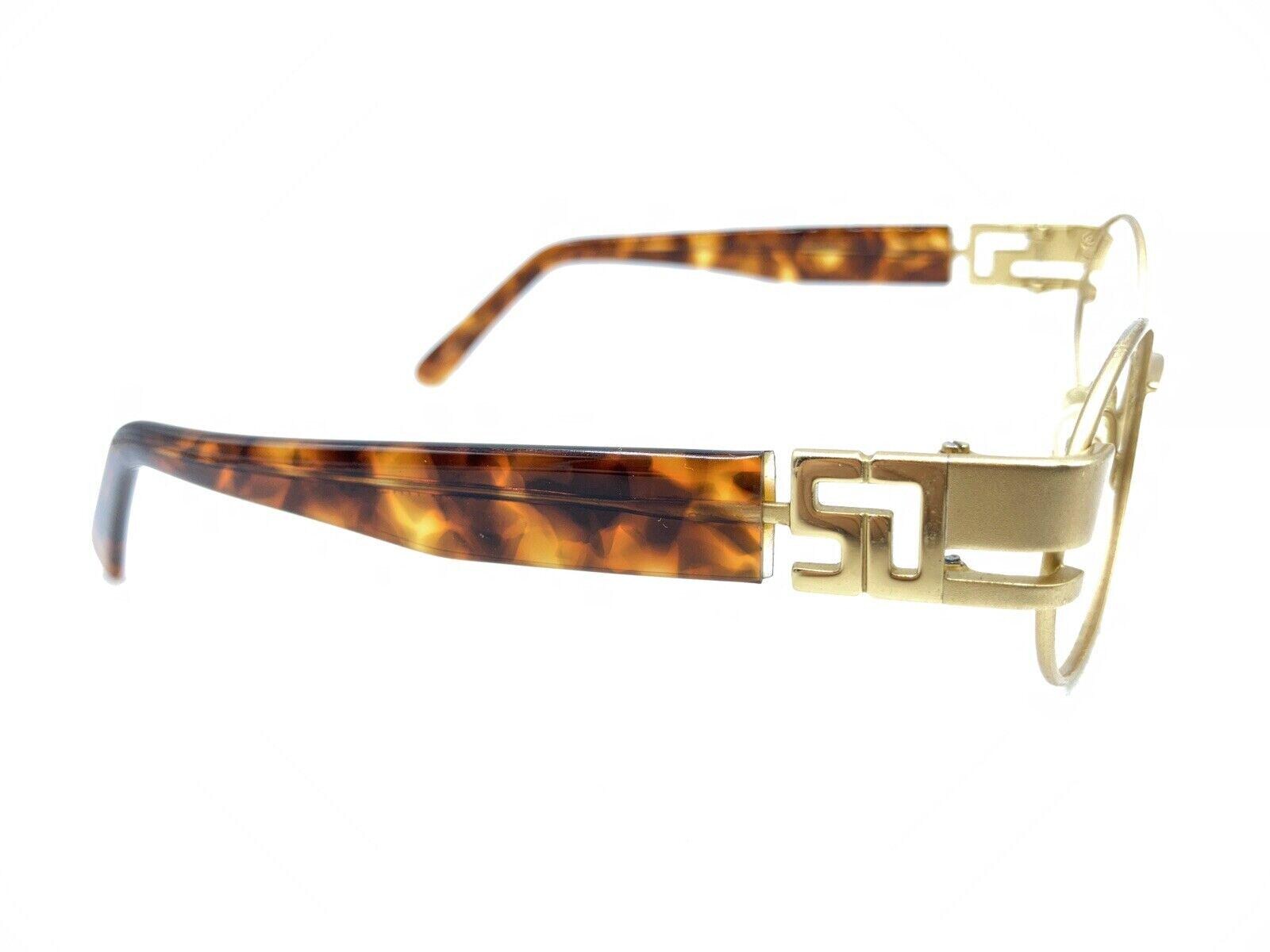St. John Matte Gold Brown Tortoise Sunglasses Frames 51-20 