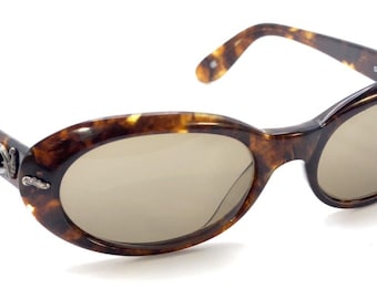 Brighton Day Dreamer SGO Tortoise Brown Oval Sunglasses Brown Lens 17 135 Women