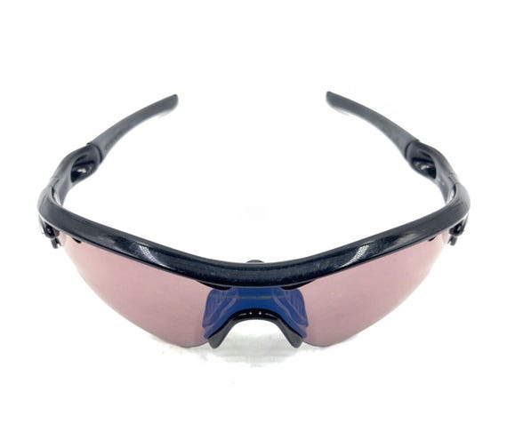 RARE Oakley Radar XL 09-745 136 Black Sunglasses Blue Green