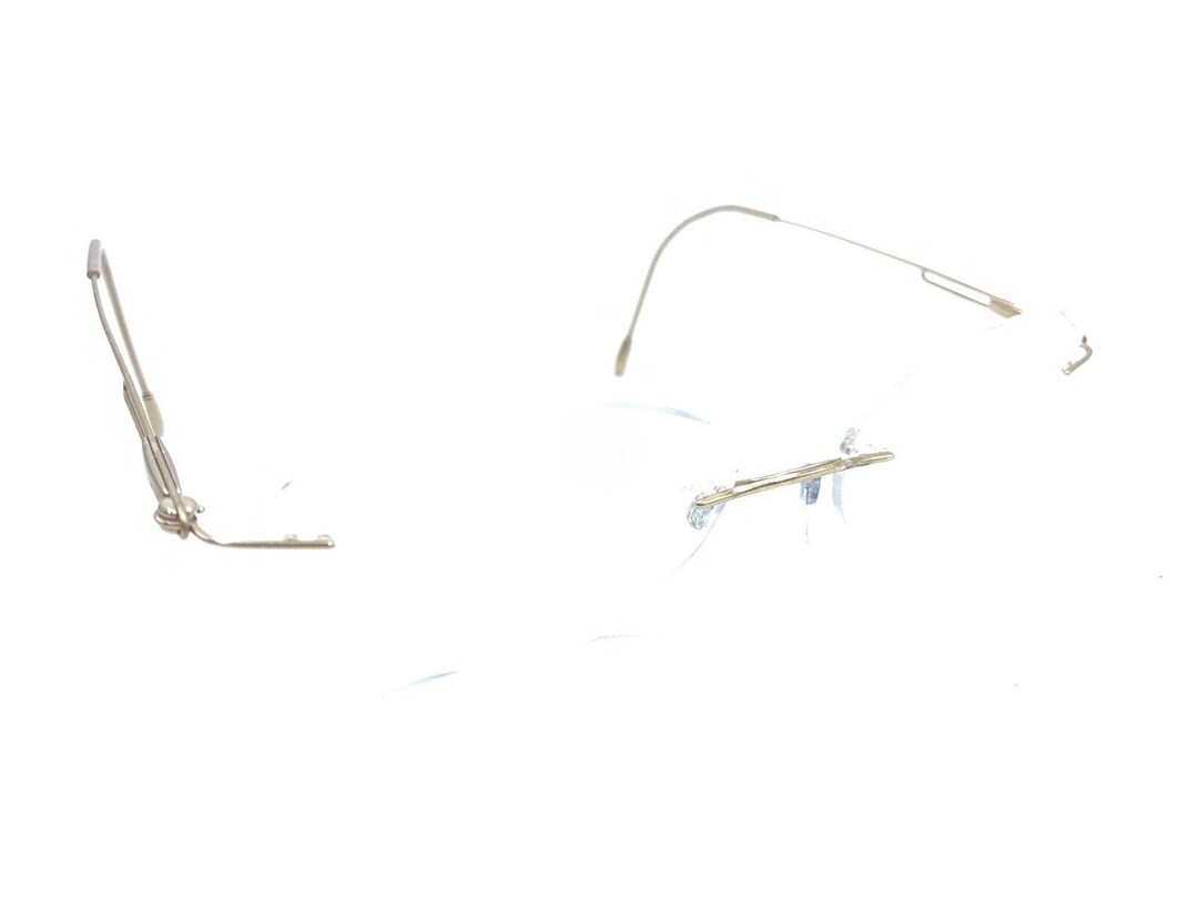 Silhouette 7534 20 6076 Gold Titanium Eyeglasses Austria 17-140 w/Furla Case 4pc Silhouette 7534 20 6076 Gold Titanium Eyeglasses Austria 17  main image 2