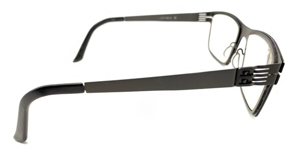 Prodesign Denmark Black Metal Rectangle Eyeglasse… - image 5