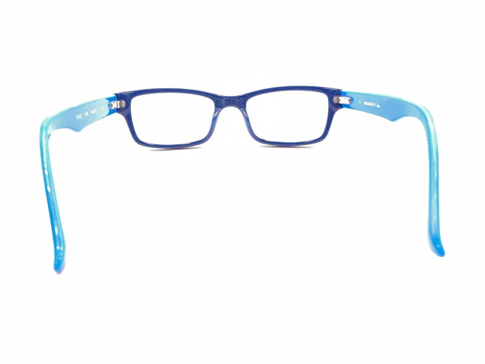 Marchon NYC Kids Kyle 454 Blue Rectangle Eyeglasses Frames  display picture 1
