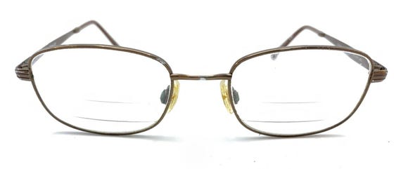 Flexon Clark 600 210 Copper Rectangle Eyeglasses … - image 2