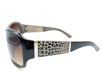 Dana Buchman WDB61SG02C Brown Gold Oversized Sunglasses  display picture 1