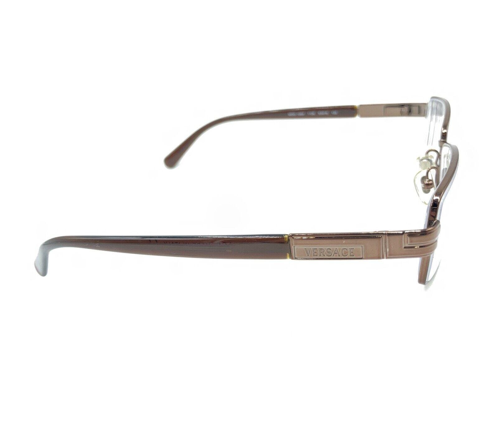 Versace 1064 1136 Bronze Brown Rectangle Eyeglasses Frames 