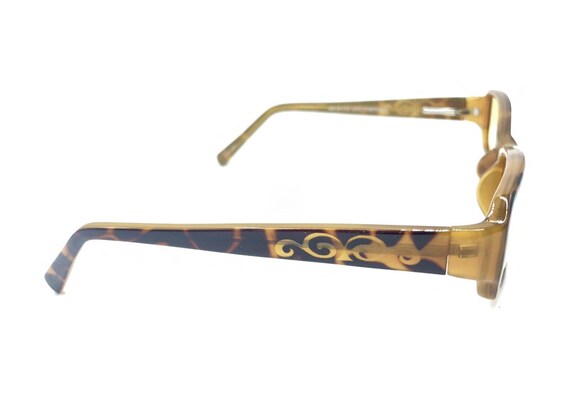 Jubilee 5780 Brown Tortoise Rectangle Eyeglasses … - image 4