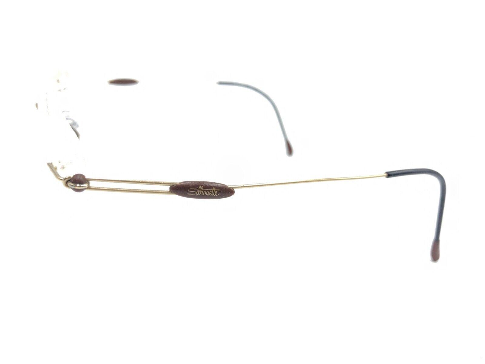 Silhouette M7374 20 V6059 Titanium Gold Brown Rimless  display picture 3
